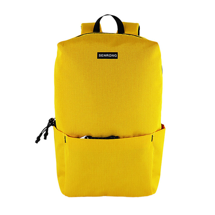 黃色雙肩包背包出口歐洲英國(guó)過(guò)零售bag OEM